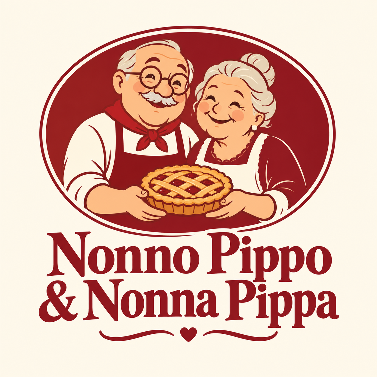 Nonno Pippo e Nonna Pippa, logo della Dolciaria